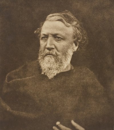 Robert Browning, 1865, wydrukowany 1875. autorstwa Julia Margaret Cameron