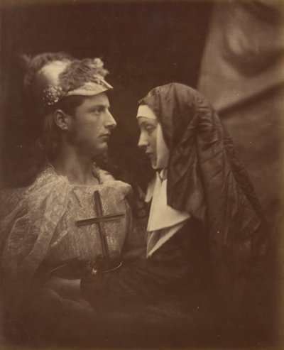 Sir Galahad i blada zakonnica, 1874. autorstwa Julia Margaret Cameron