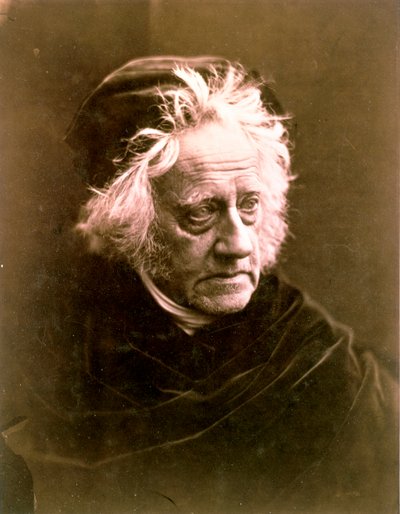 Sir John Frederick William Herschel, brytyjski astronom, 1867 autorstwa Julia Margaret Cameron