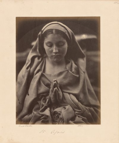 Święta Agnieszka autorstwa Julia Margaret Cameron