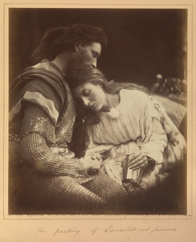 Rozstanie Lancelota i Ginewry autorstwa Julia Margaret Cameron