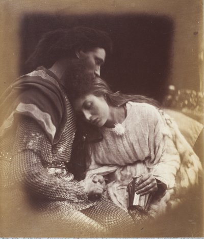 Rozstanie sir Lancelota i królowej Ginewry autorstwa Julia Margaret Cameron