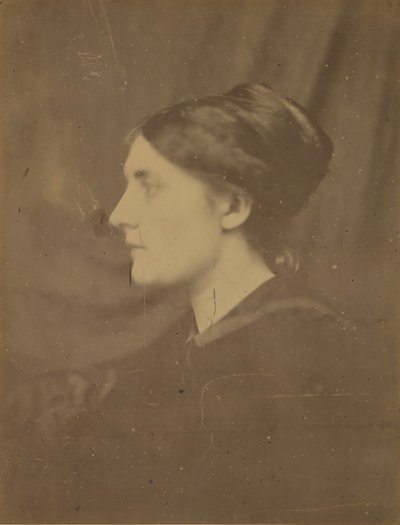 [Niezidentyfikowana kobieta w profilu], 1866-68. autorstwa Julia Margaret Cameron