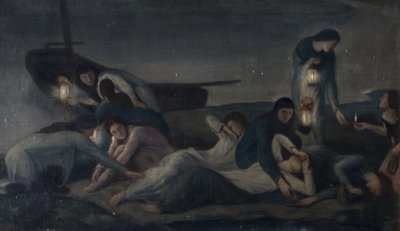 Panny mądre i głupie, ok. 1920 autorstwa Julia Wedgewood