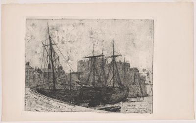 Zamek Rushen - Wyspa Man autorstwa Julian Alden Weir