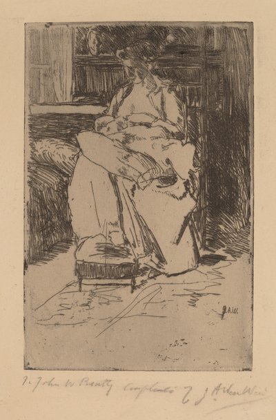 Matka i dziecko autorstwa Julian Alden Weir