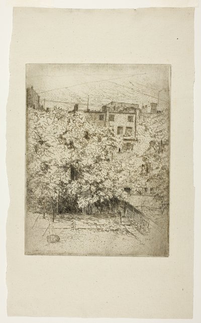 Moje podwórko autorstwa Julian Alden Weir