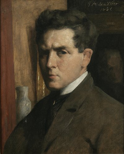 Autoportret, 1886 autorstwa Julian Alden Weir