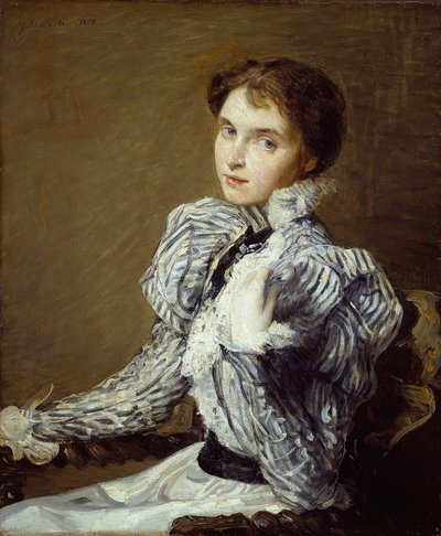 Szary gorset, 1898. autorstwa Julian Alden Weir