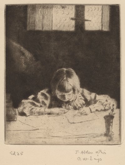 Mały Student autorstwa Julian Alden Weir