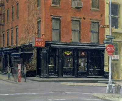 Fanellis Bar, Nowy Jork, 1996 r. autorstwa Julian Barrow