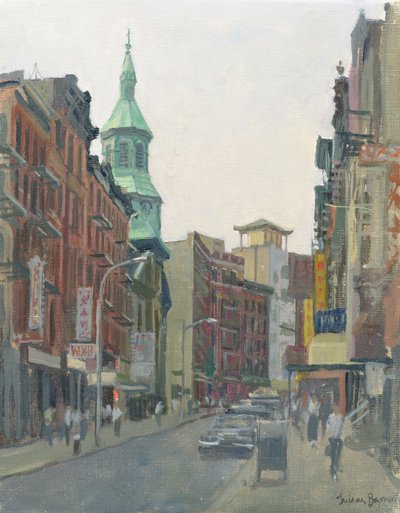 Mott Street, Nowy Jork, 1997 autorstwa Julian Barrow