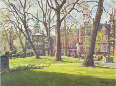Mount Street Gardens, Londyn autorstwa Julian Barrow