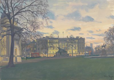 Wiosenny wieczór, Hyde Park Corner, 2010 autorstwa Julian Barrow