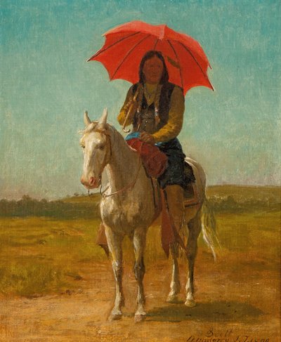Jeździec, Anadarko, Oklahoma, 1890 autorstwa Julian Scott