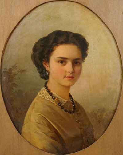 Portret damy autorstwa Julie Wilhelmine Hagen Schwarz