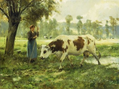 Krowy na pastwisku autorstwa Julien Dupre