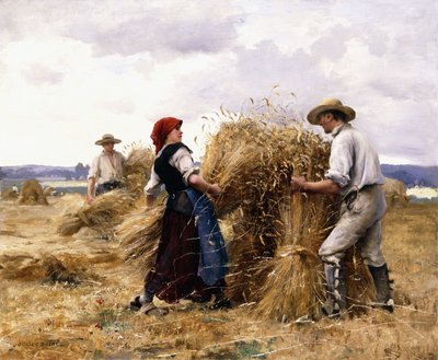 Układanie siana, autorstwa Julien Dupre