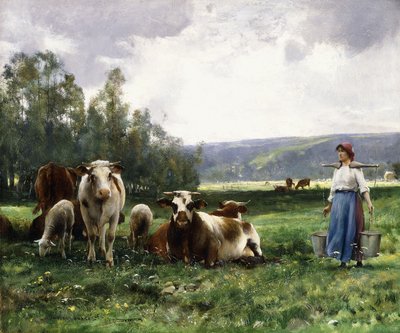 Pastwisko dla krów, autorstwa Julien Dupre