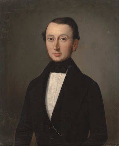 Portret dżentelmena kreolskiego, ok. 1835-37 (olej na płótnie) autorstwa Julien Hudson