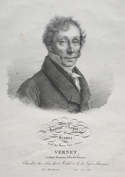 Carl Vernet autorstwa Julien Leopold Boilly