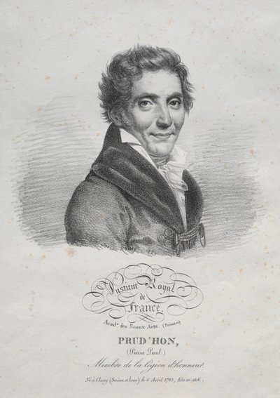 Pierre Paul Prudhon autorstwa Julien Leopold Boilly