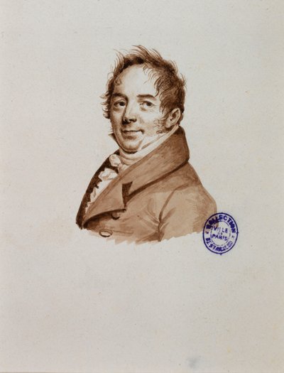 Porträt des Bildhauers Bosio autorstwa Julien Leopold Boilly