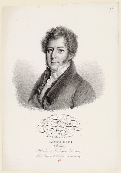 François Adrien Boieldieu przez Juliena Boilly