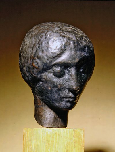 Pochylona głowa (miedź) autorstwa Julio Gonzalez