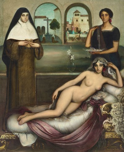 Dwie ścieżki, 1915. autorstwa Julio Romero de Torres