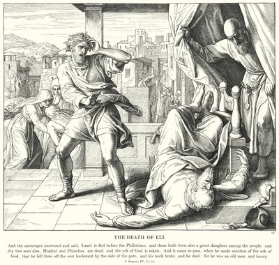Śmierć Helego (rycina) autorstwa Julius (after) Schnorr von Carolsfeld