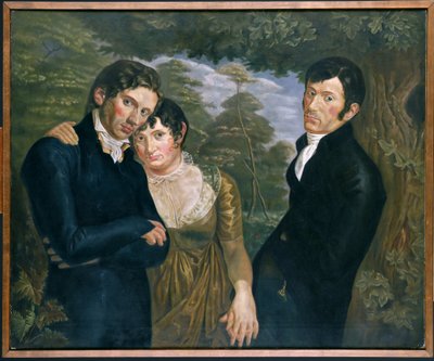 Kopia We Three autorstwa Philippa Otto Runge autorstwa Julius August Friedrich Theodor von Ehren