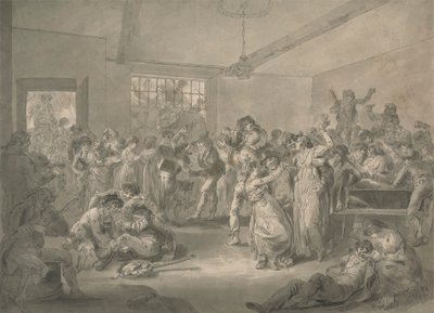 Zegarki żeglarzy hulających i smażących autorstwa Julius Caesar Ibbetson