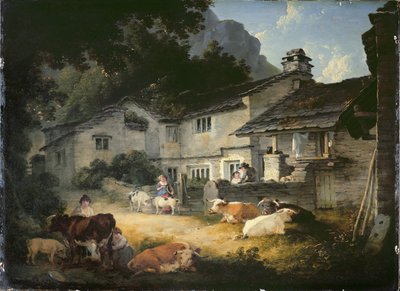 Dom malarza, Ambleside autorstwa Julius Caesar Ibbetson