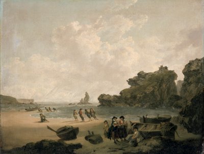 „Skała stosu”, 1793-94 autorstwa Julius Caesar Ibbetson