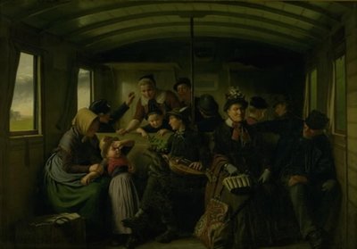 W przedziale kolejowym III klasy autorstwa Julius Exner
