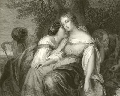 córka Jeftego autorstwa Julius Friedrich Anton Schrader