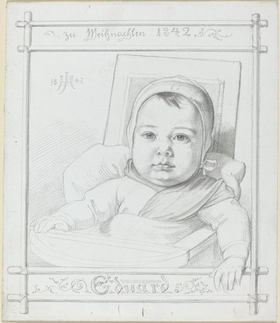 Eduard, synek artysty autorstwa Julius Hubner