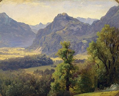 Dolina Inn w pobliżu Brannenburg autorstwa Julius Lange