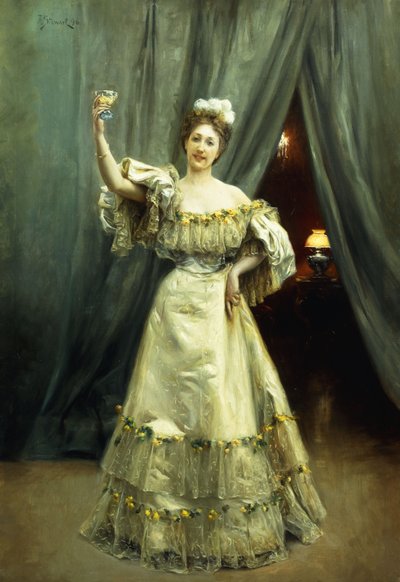 Toast, 1896 autorstwa Julius Leblanc Stewart