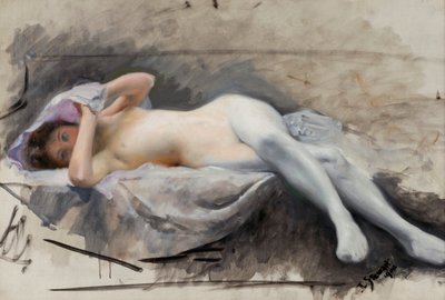 Akt leżący, 1909. autorstwa Julius Leblanc Stewart