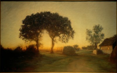 Dwa dęby. Z okolic Vallö autorstwa Julius Paulsen