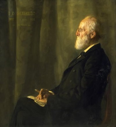 Architekt J.D. Herholdt autorstwa Julius Paulsen