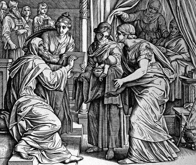 Narodziny Świętego Jana Chrzciciela autorstwa Julius Schnorr von Carolsfeld