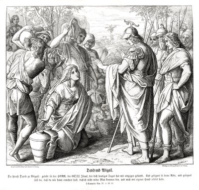 Dawid i Abigail autorstwa Julius Schnorr von Carolsfeld