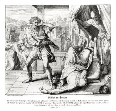 Śmierć Elia autorstwa Julius Schnorr von Carolsfeld