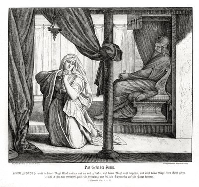 Modlitwa Hannah autorstwa Julius Schnorr von Carolsfeld