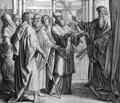 Krawędź Aarona autorstwa Julius Schnorr von Carolsfeld