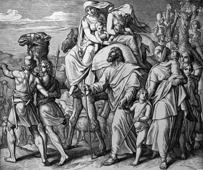 Życie Jakuba autorstwa Julius Schnorr von Carolsfeld