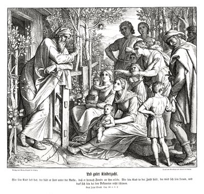 Wychowywanie dzieci, Księga Syracha autorstwa Julius Schnorr von Carolsfeld
